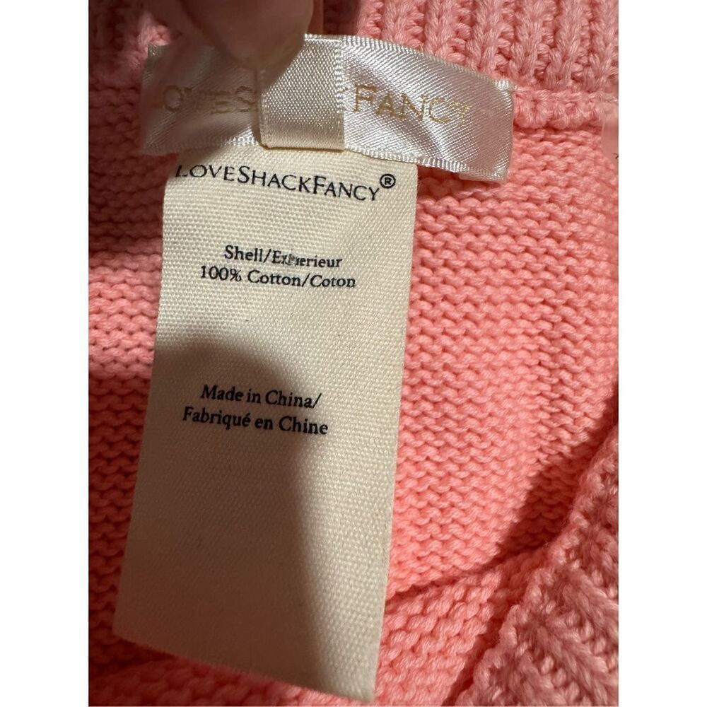 Loveshackfancy Nyla Joggers In Peach Melba Xs - image 3